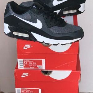 New Nike Airmax 90 Grey Black Mens Size 11-13